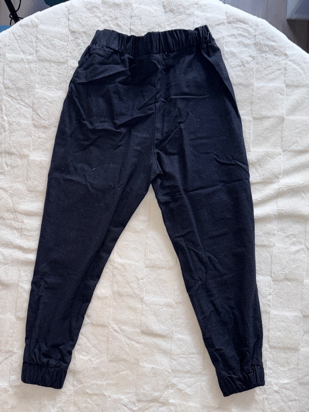 Cos Women's Wool Blend Bull on Cropped Jogger Pants - 4